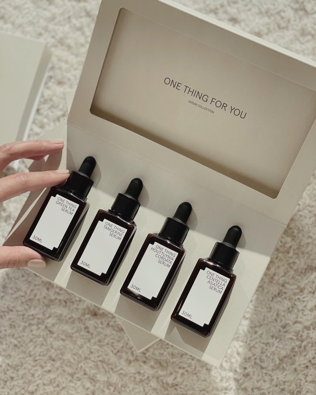 ONE THING, Serum Gift Set, set cadou cu seruri, set - 2 | YEO