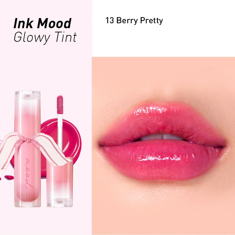 PERIPERA, Ink Mood Glowy Tint 13 Berry Pretty, luciu de buze, 4 g - 2 | YEO