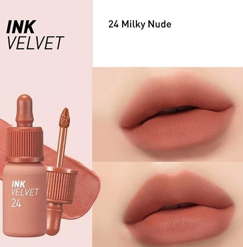 PERIPERA, Ink Velvet 24 Milky Nude, ruj de buze, 4 g - 1 | YEO