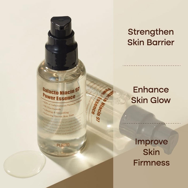 PURITO SEOUL, Galacto Niacin 97 Power Essence, tratament pentru ten, 60 ml - 3 | YEO
