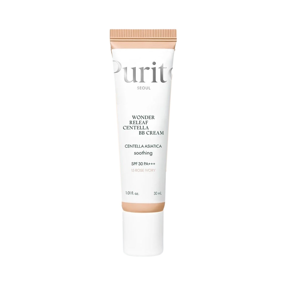 PURITO SEOUL, Wonder Releaf Centella BB Cream, #15 Rose Ivory, crema bb hidratanta, 30 ml