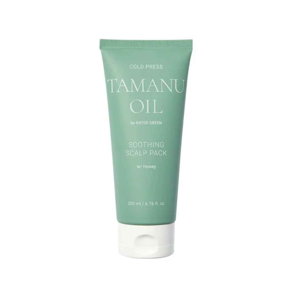 Rated Green, Cold Press Tamanu Oil Soothing Scalp, mască de păr hidratantă, 200 ml