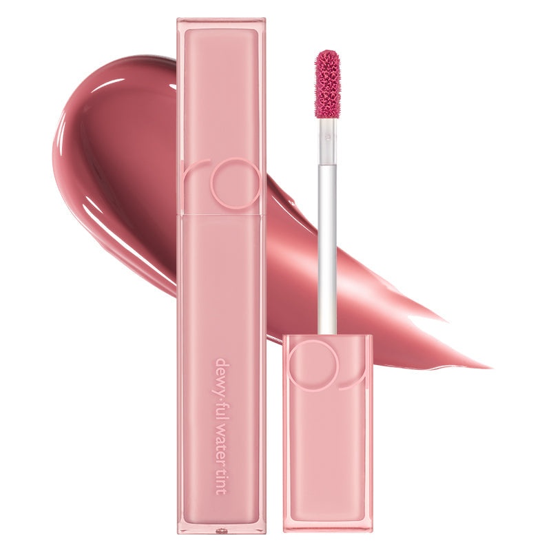 Rom&nd, Dewyful Water Tint Muteral Nude Series - Water Lip Tint - 13 Custard Mauve , gloss de buze pentru volum, 5 g