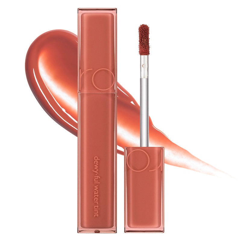 Rom&nd, Dewyful Water Tint - Water Lip Tint - 02 Salty Peach , gloss de buze pentru volum, 5 g