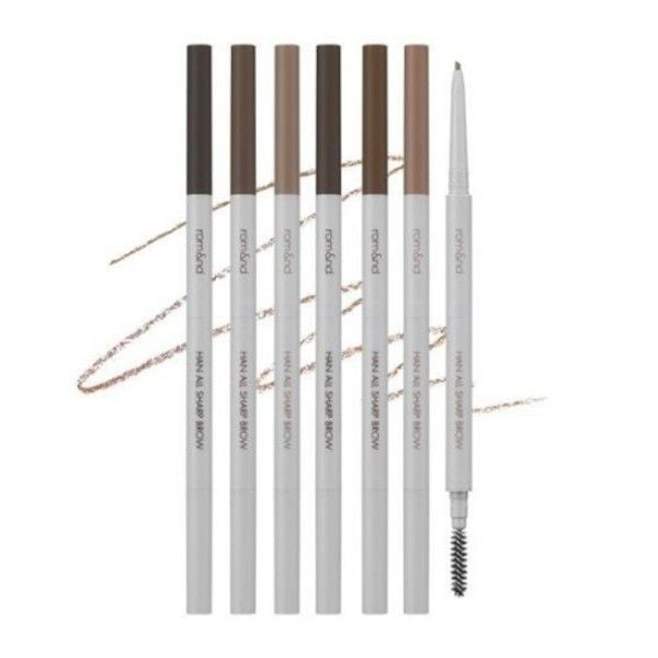 Rom&nd, Han All Sharp Brow - Eyebrow Pencil - C1 Classic Grey , creion de ochi, 0.24 g - 2 | YEO