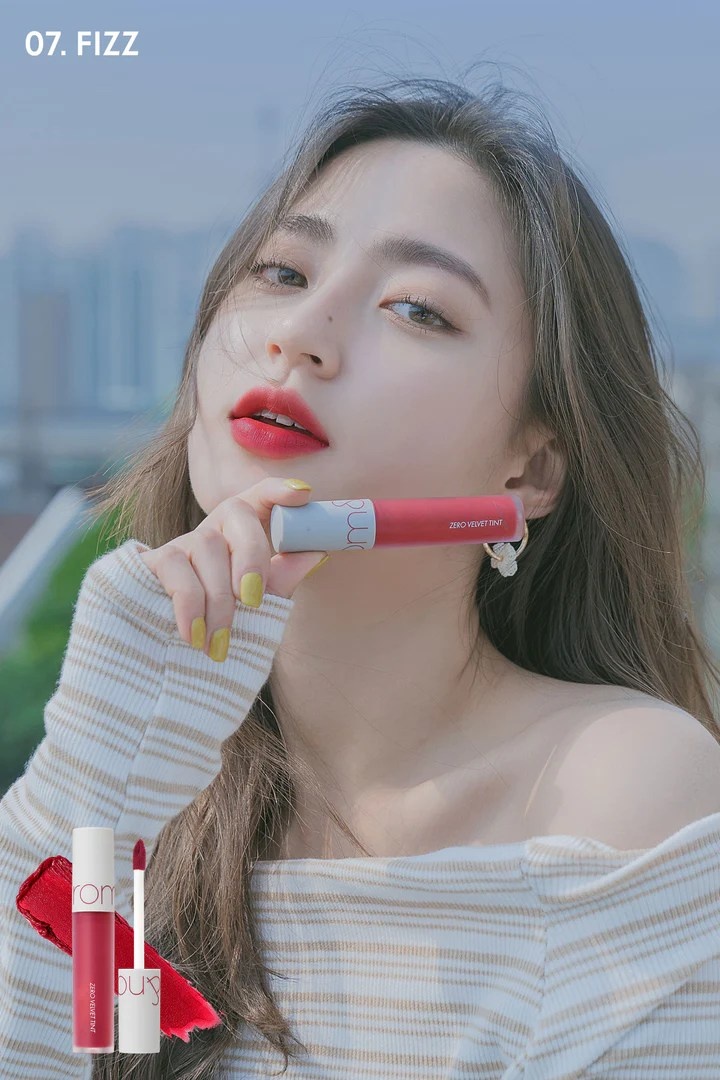 Rom&nd, Zero Velvet Tint - Matte Velvet Lip Tint - 07 Fizz , ruj de buze cu finisaj mat , 5.5 g - 2 | YEO