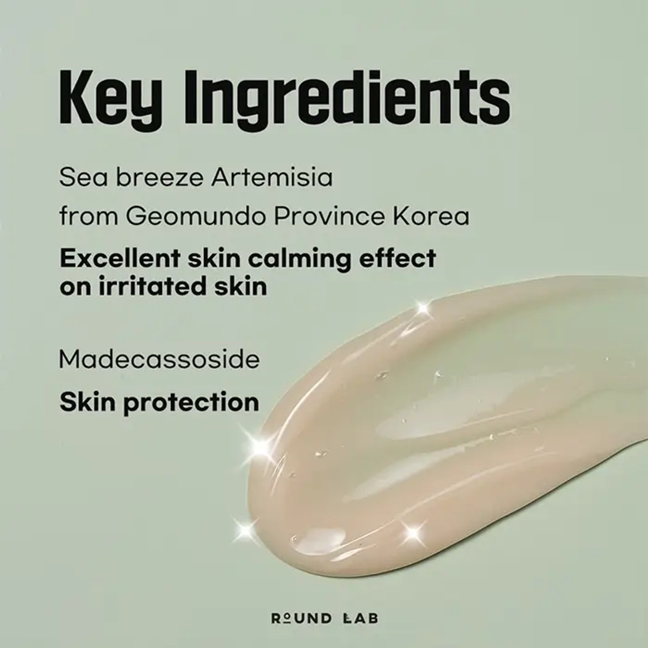 ROUND LAB, Mugwort Calming Cream, cremă calmantă, 80 ml