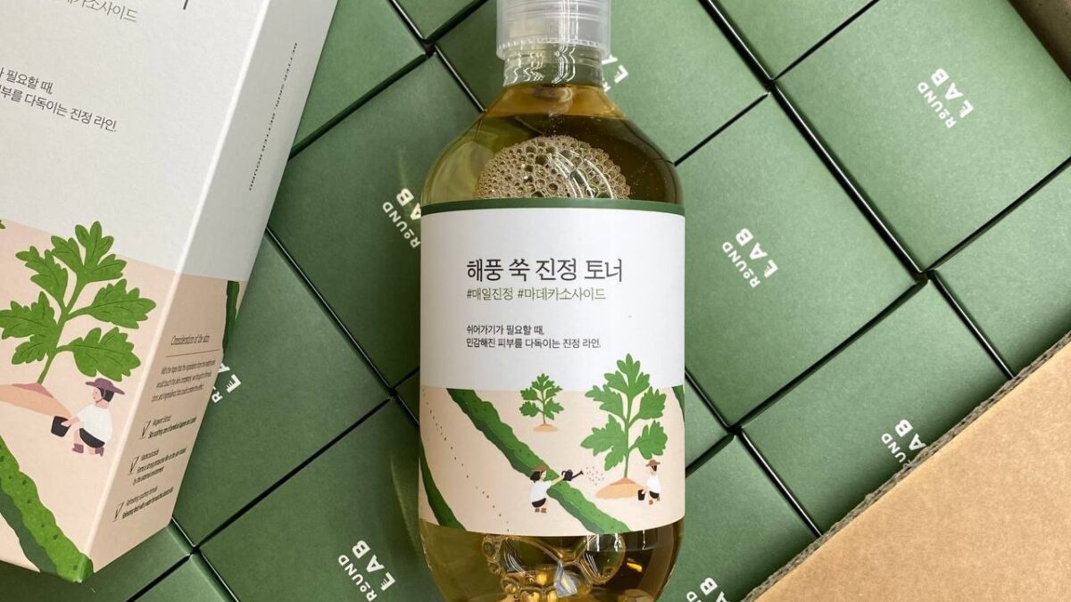Round Lab, Mugwort Calming Toner, toner calmant, 300 ml