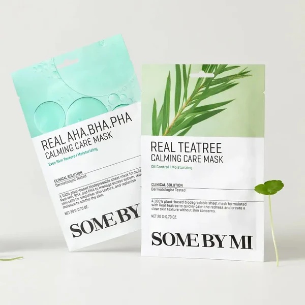 SOMEBYMI, Real AHA-BHA-PHA Calming Care Mask, mască pentru ten, 20 g - 2 | YEO
