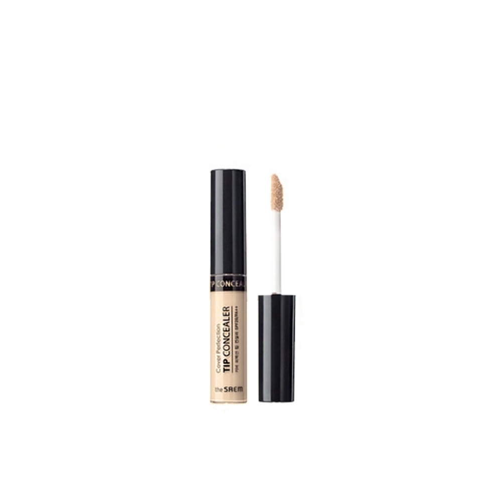 THE SAEM, Cover Perfection Tip Concealer, 01 Clear Beige, corector, 6 g - 2 | YEO