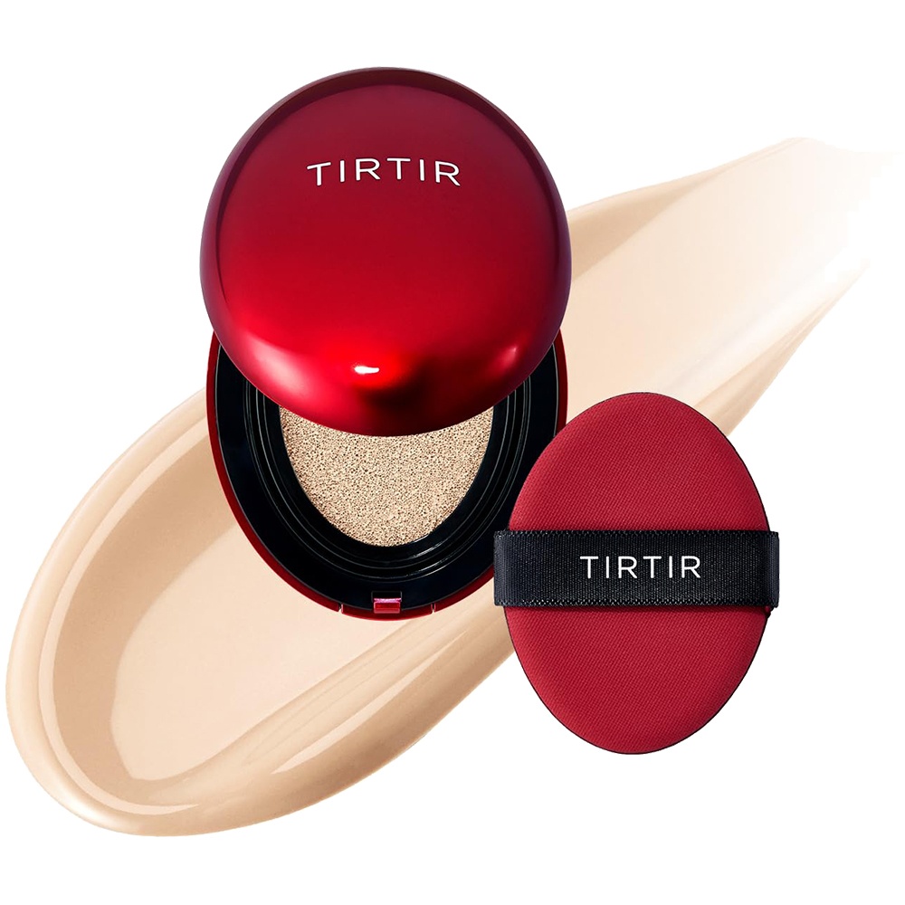 TIRTIR, Mask Fit Red Mini Cushion SPF 40, 17N Vanilla, fond de ten, 4.5 g - 1 | YEO