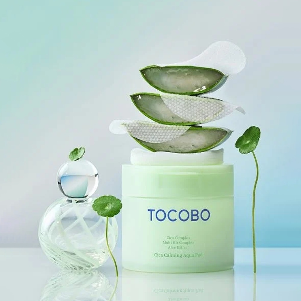 TOCOBO, Cica Calming Aqua Pad , dischete calmante, 60 buc