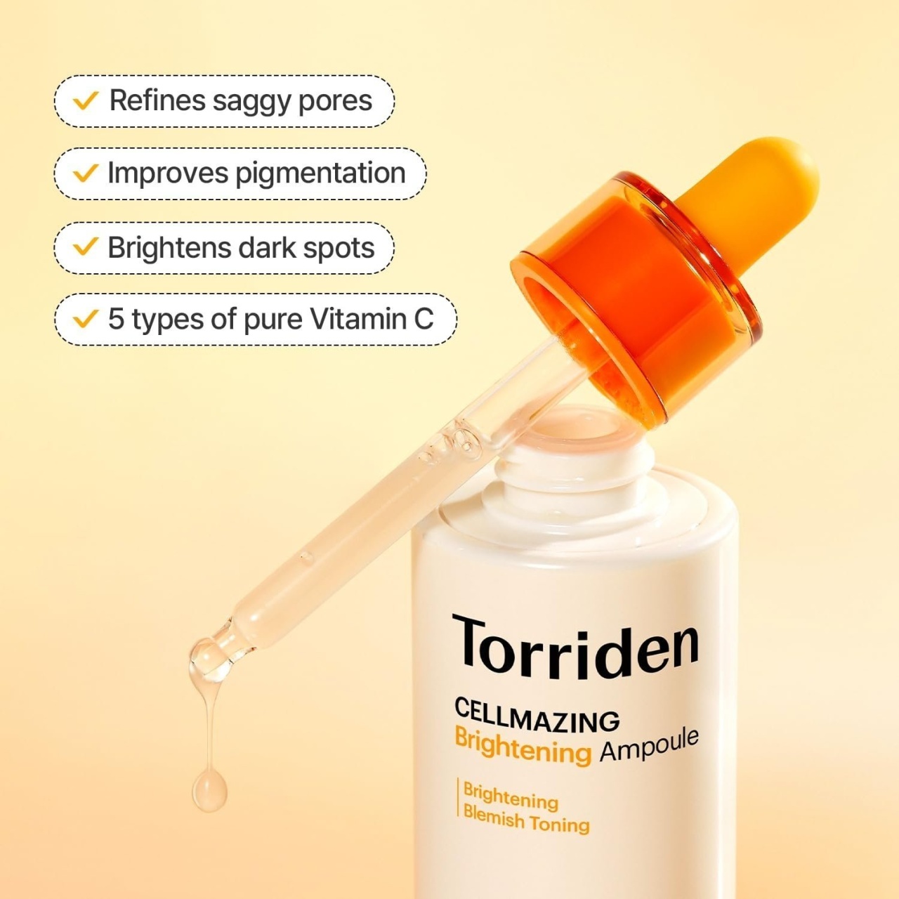 TORRIDEN, Cellmazing Vita C Brightening Ampoule, fiolă de iluminare cu vitamina C , 30 ml