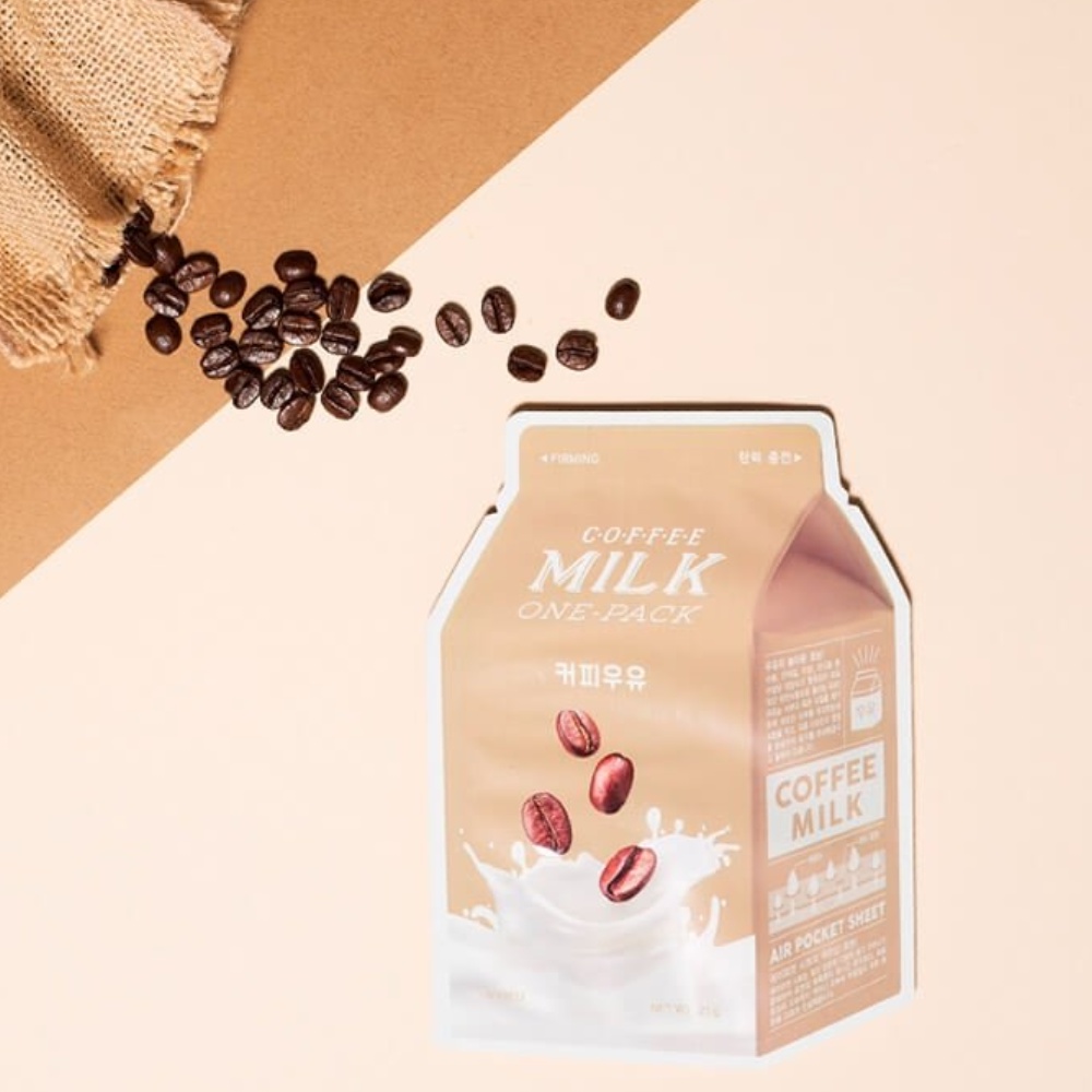 A´PIEU, Coffee Milk One-Pack, mască de față, 21g