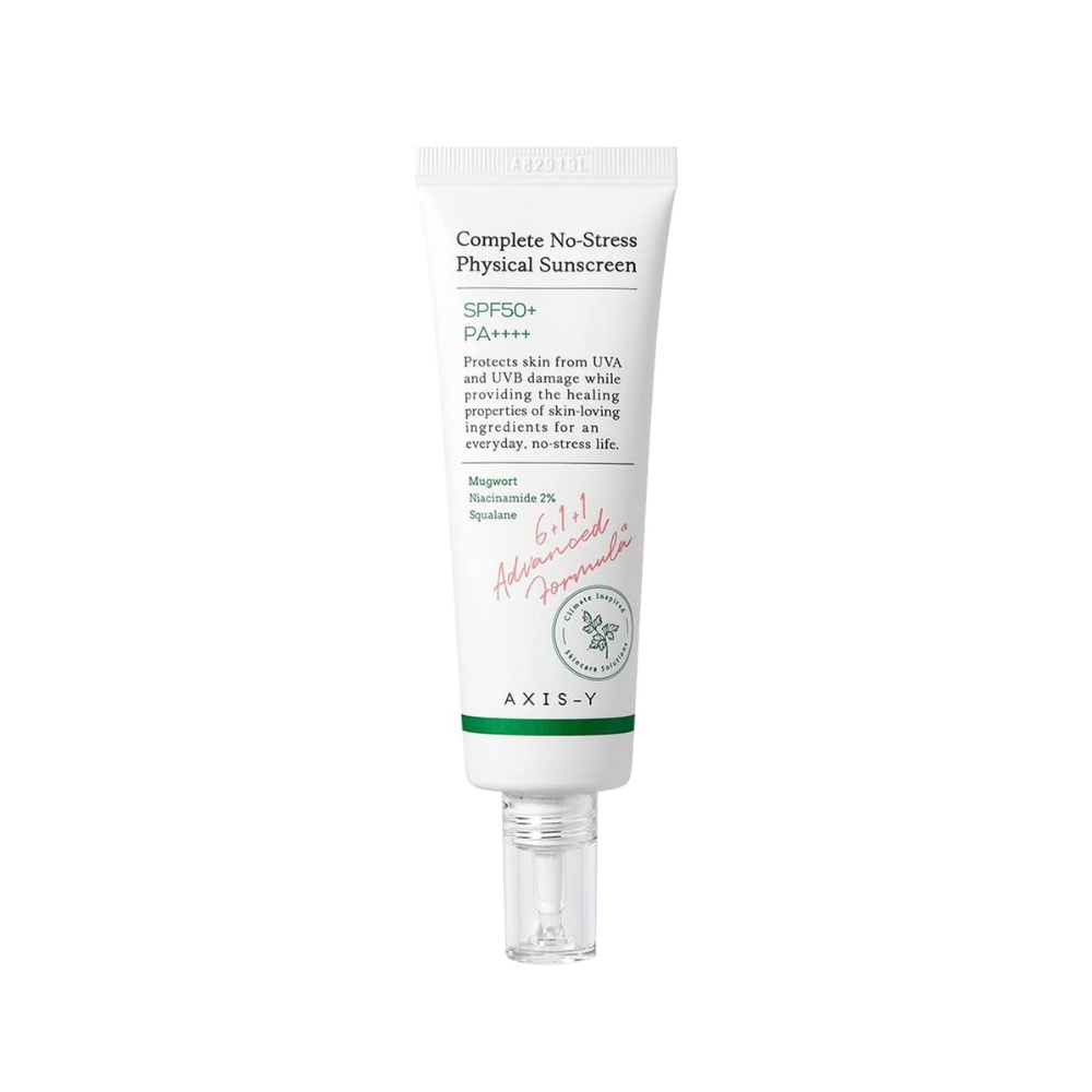 AXIS-Y, Complete No-Stress Physical Sunscreen SPF50+ PA++++, cremă cu protecție solară, 50 ml