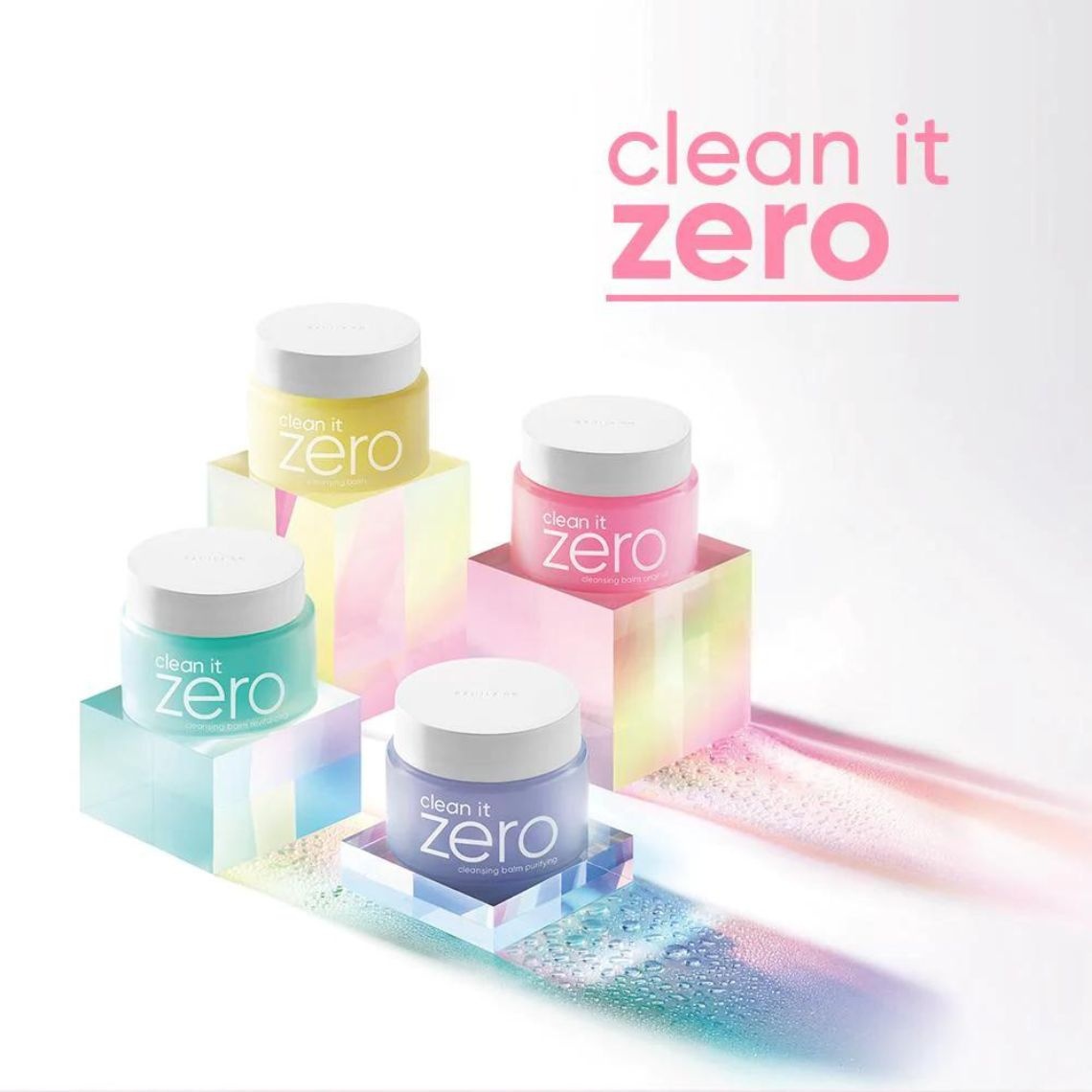 BANILA CO, Clean It Zero Cleansing Balm Miniature Set, seturi mini, set miniatural de balsam de curățare, 7 ml x 4 - 1 | YEO