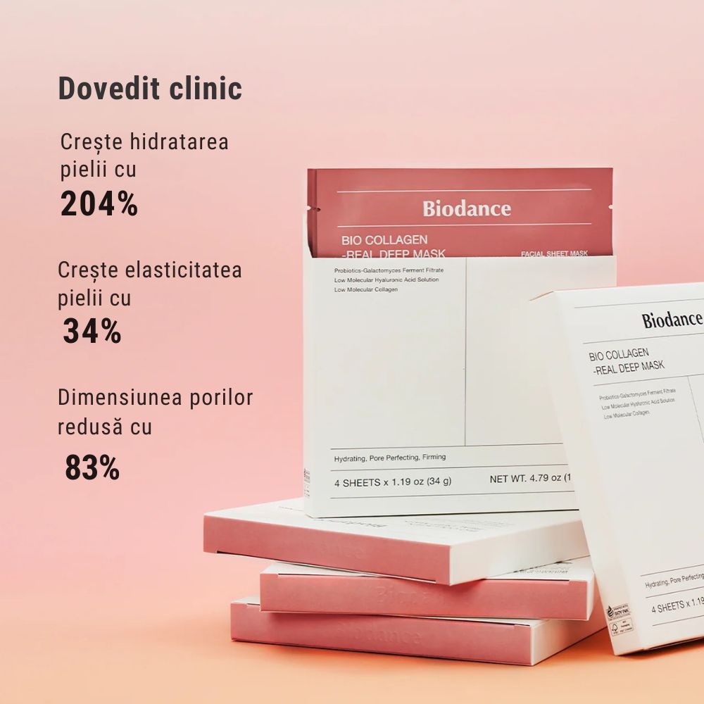 BIODANCE, Hydrogel Overnight Face Mask with Collagen, mască cu colagen, 34 g - 2 | YEO