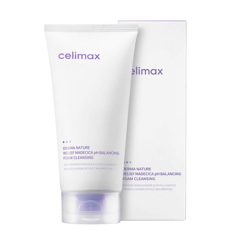 Celimax, Derma Nature Relief Madecicia pH Balancing Foam Cleansing , spumă de curățare echilibrantă, 150 ml