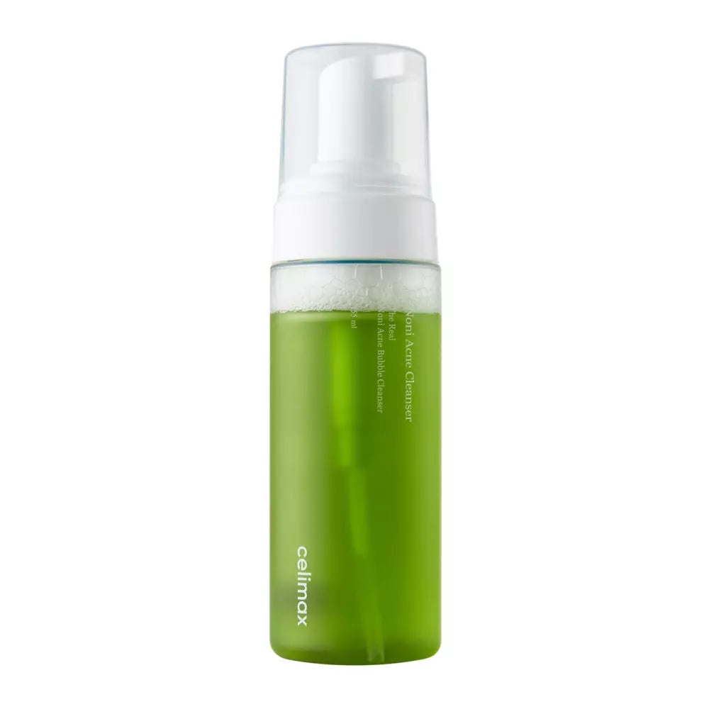 Celimax, The Real Noni Acne Bubble Cleanser - Facial Cleansing Foam , spumă de curățare contra acneii cu noni , 155 ml - 1 | YEO