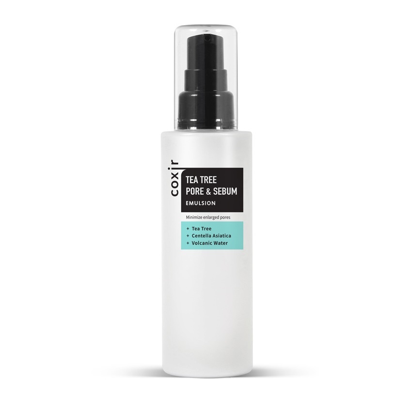 COXIR, Tea Tree Pore &amp; Sebum Emulsion, emulsie cu tea tree, 100 ml