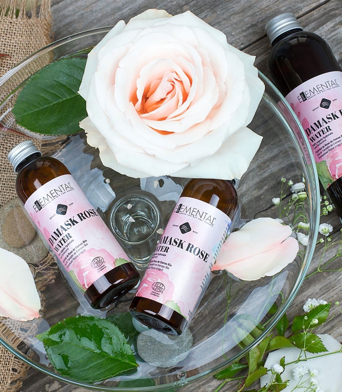 Ellemental, Apă de Trandafiri de Damasc Bio, 100 ml - 2 | YEO