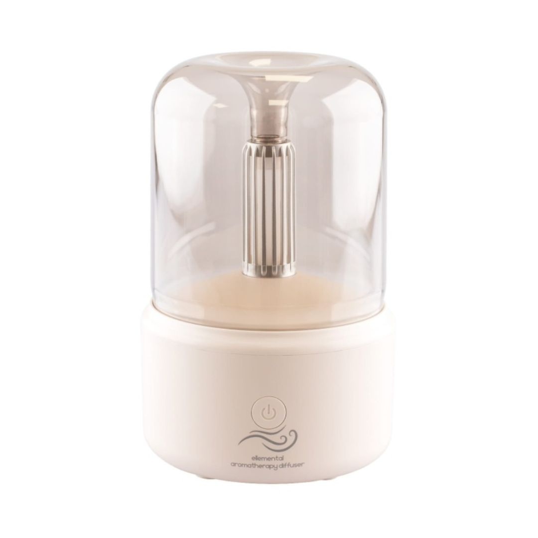 Ellemental, Difuzor de aromaterapie cu ultrasunete, Candlelight alb
