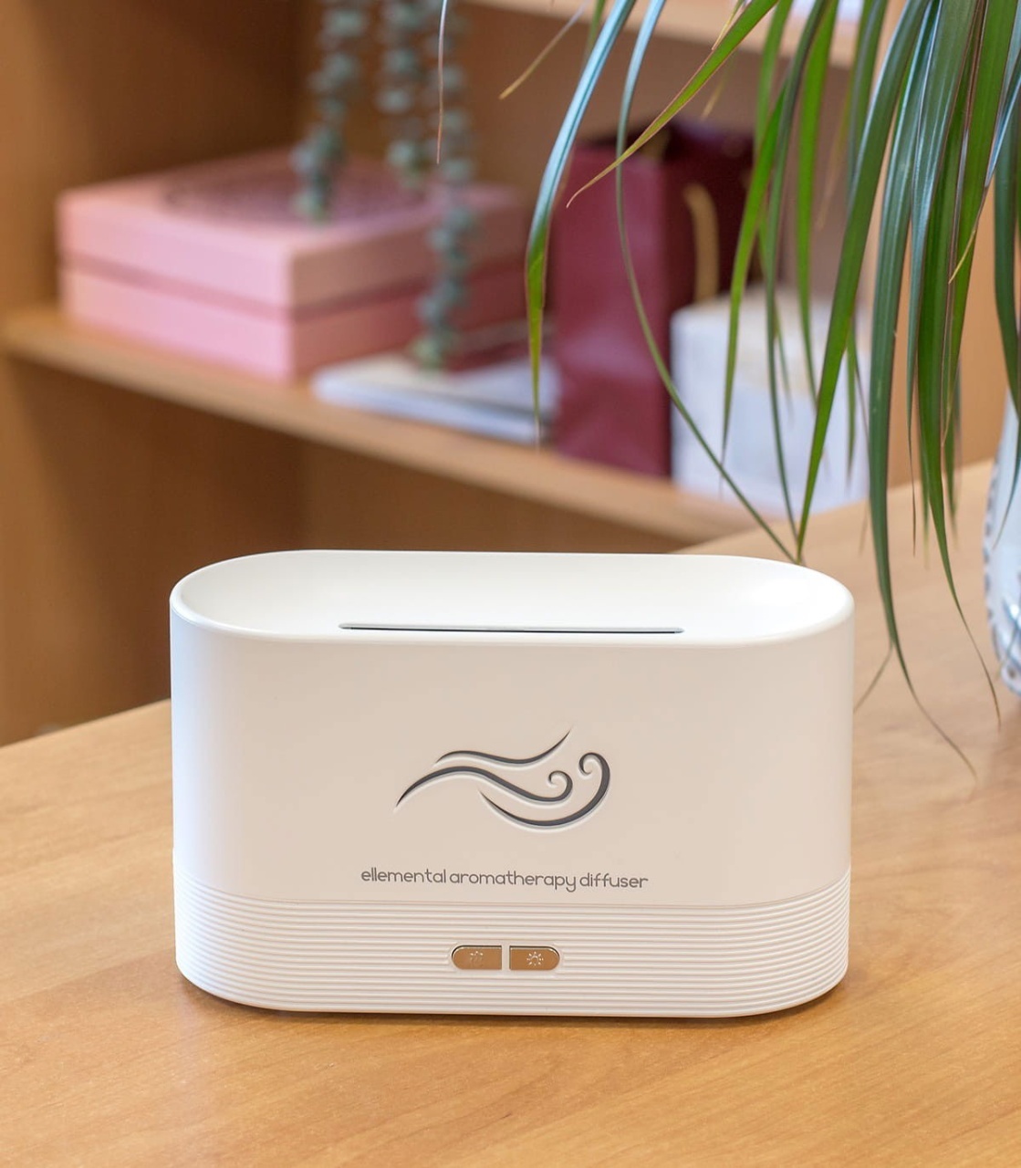 Ellemental, Difuzor de aromaterapie cu ultrasunete, Flame alb