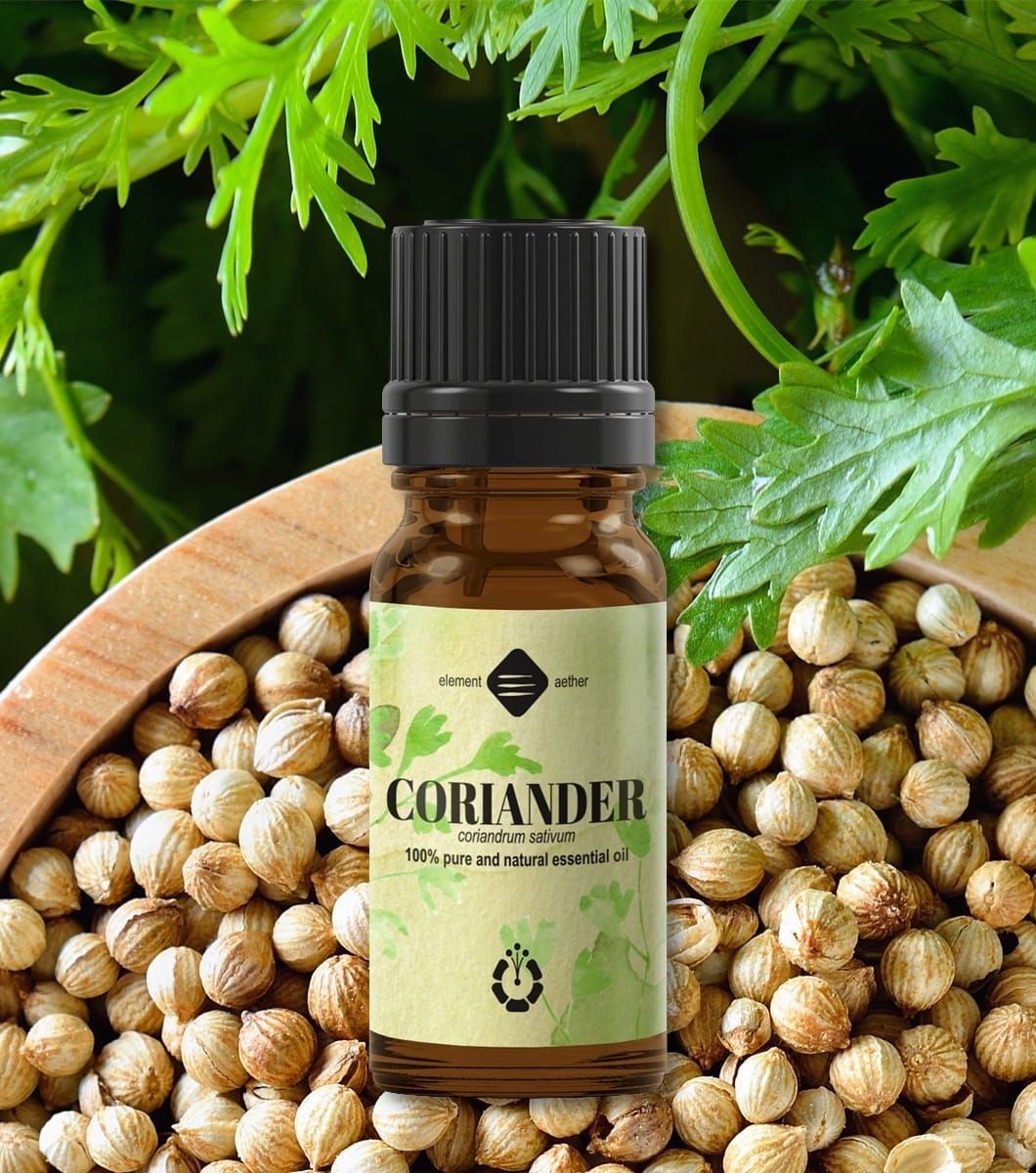 Ellemental, Ulei esențial de Coriandru, 10 ml - 1 | YEO