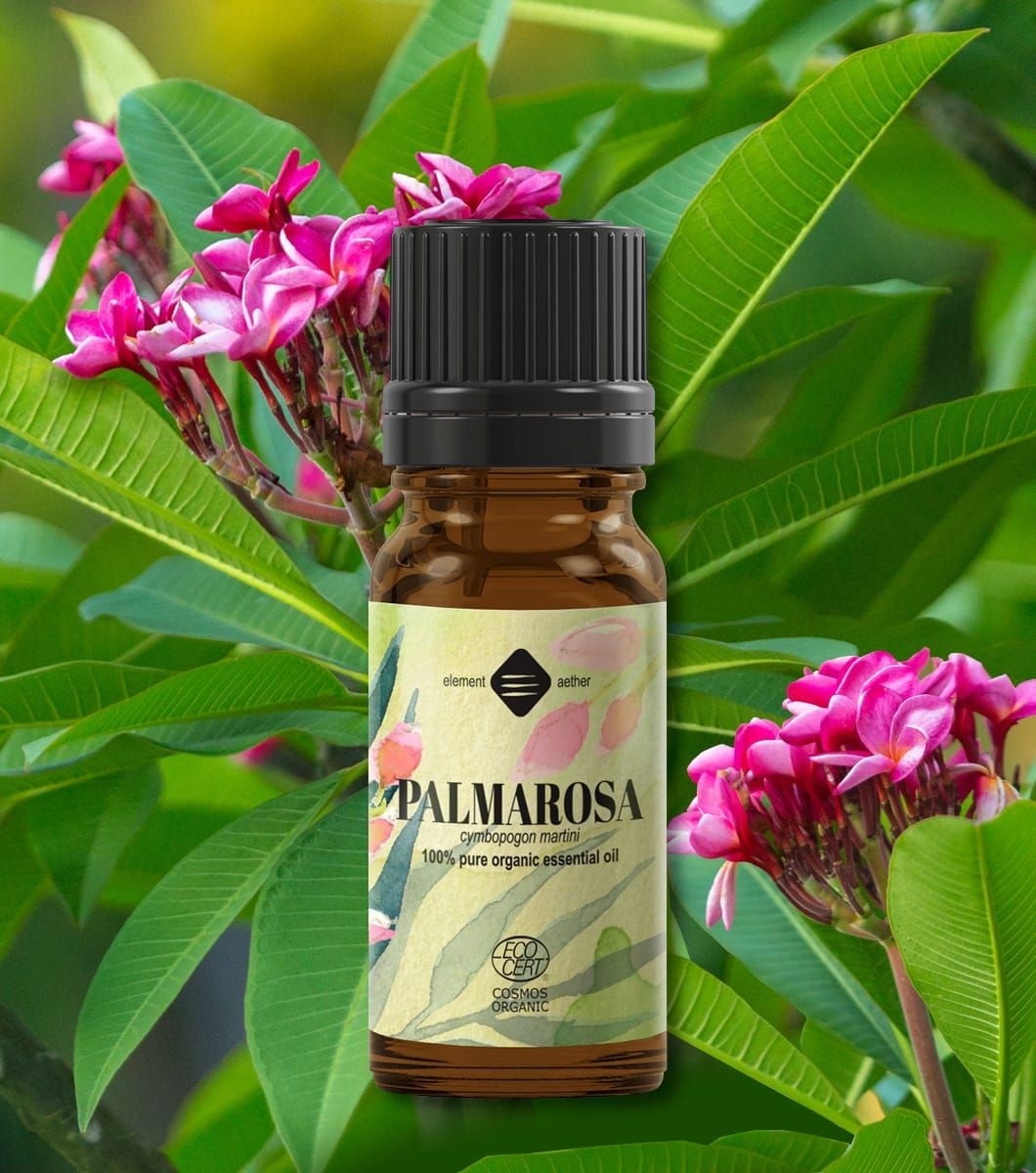 Ellemental, Ulei esențial de Palmarosa Bio, 10 ml - 1 | YEO