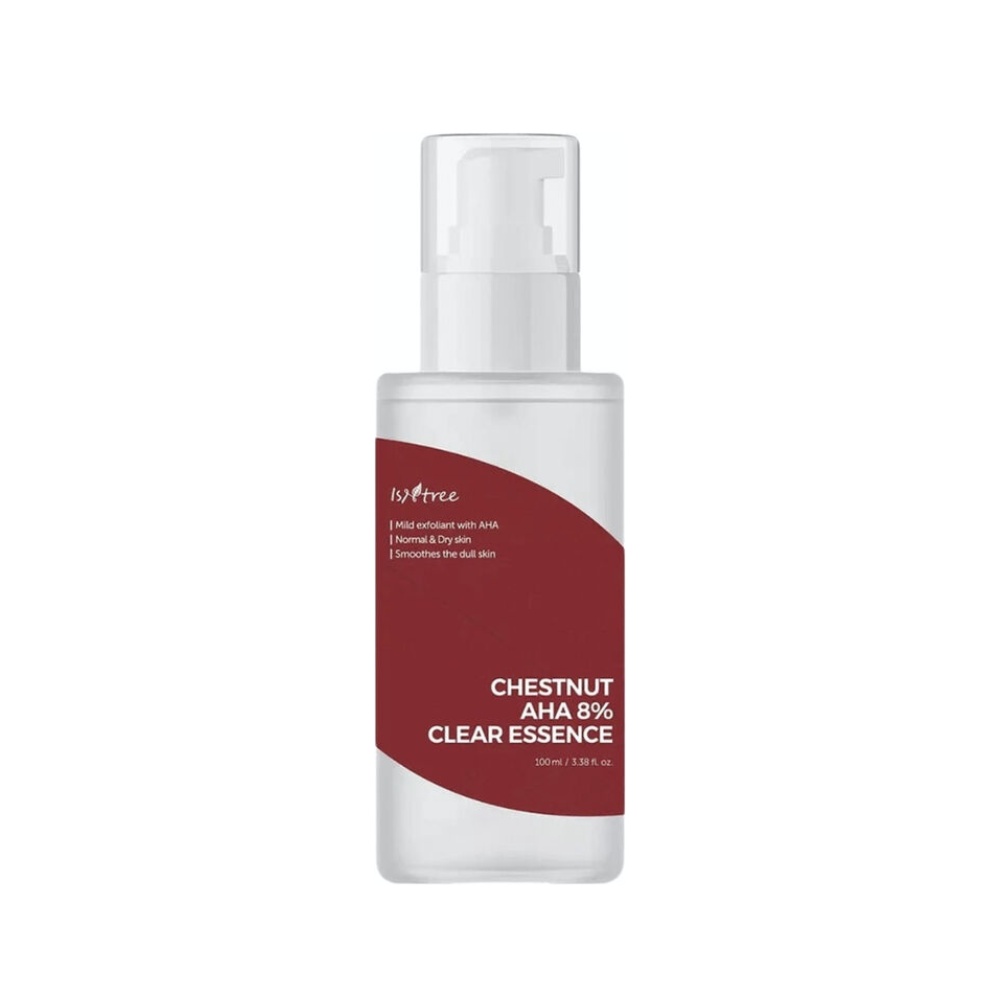 ISNTREE, Chestnut AHA 8% Clear Essence, esență exfoliantă cu castane , 100 ml