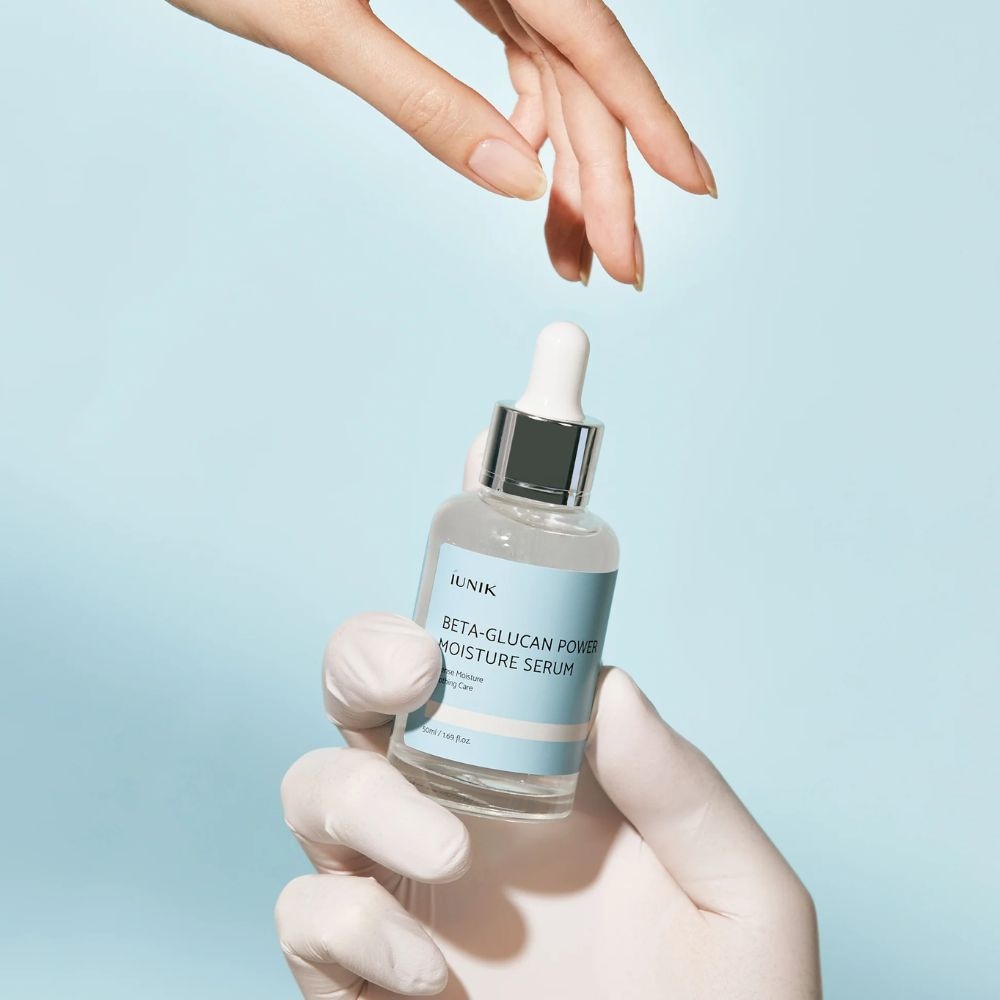 IUNIK, Beta Glucan Power Moisture Serum, ser hidratant de față, 50 ml