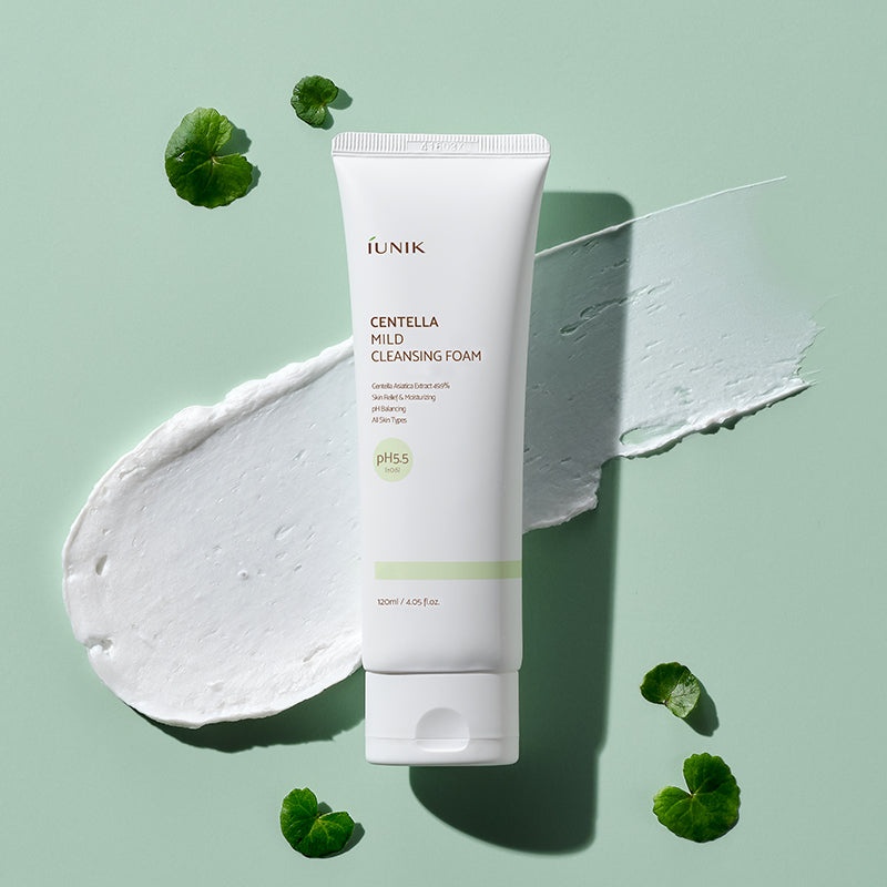 IUNIK, Centella Mild Cleansing Foam , spuma de curatare, 120 ml - 1 | YEO