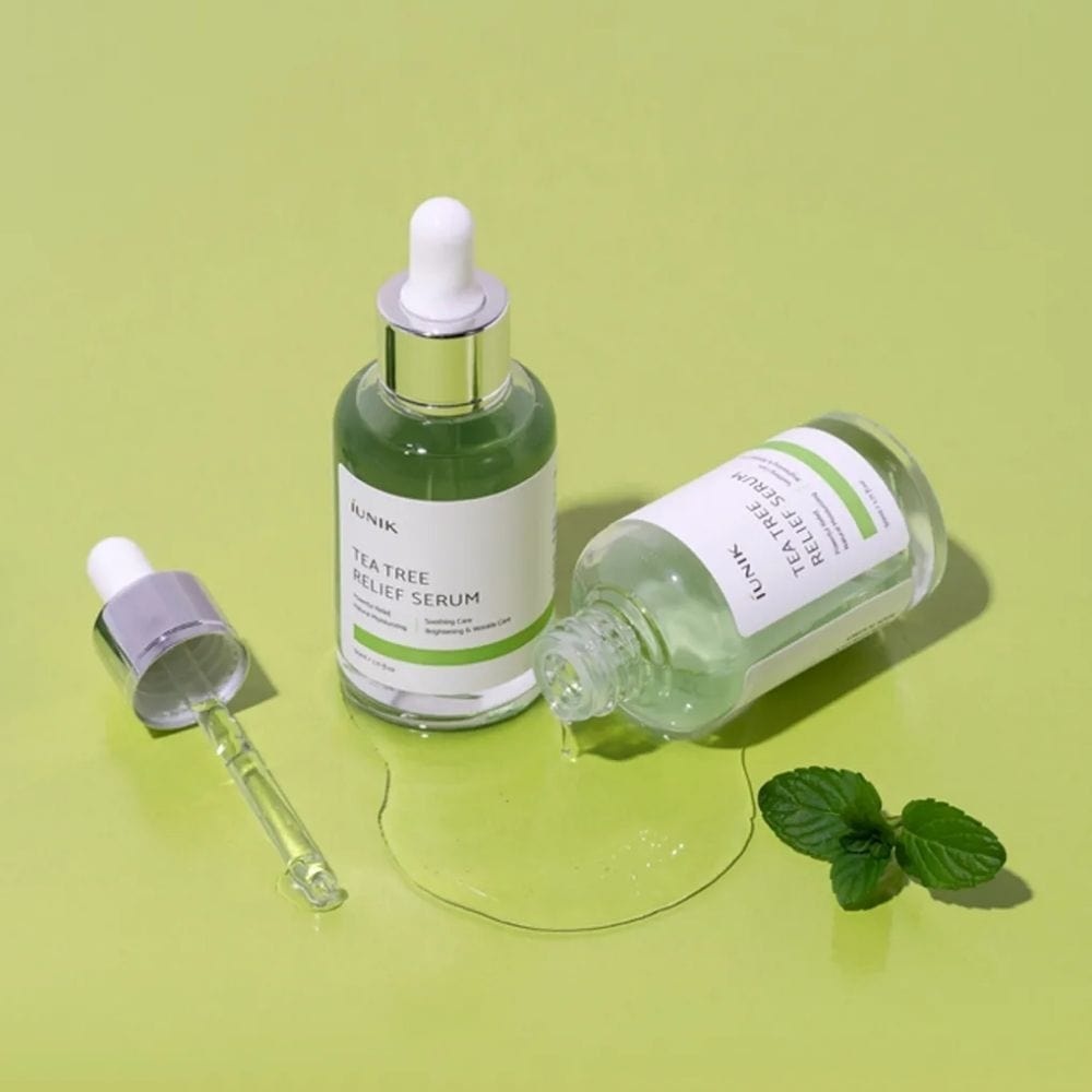 IUNIK, Tea Tree Relief Serum, ser cu extract de arbore de ceai, 50 ml - 2 | YEO