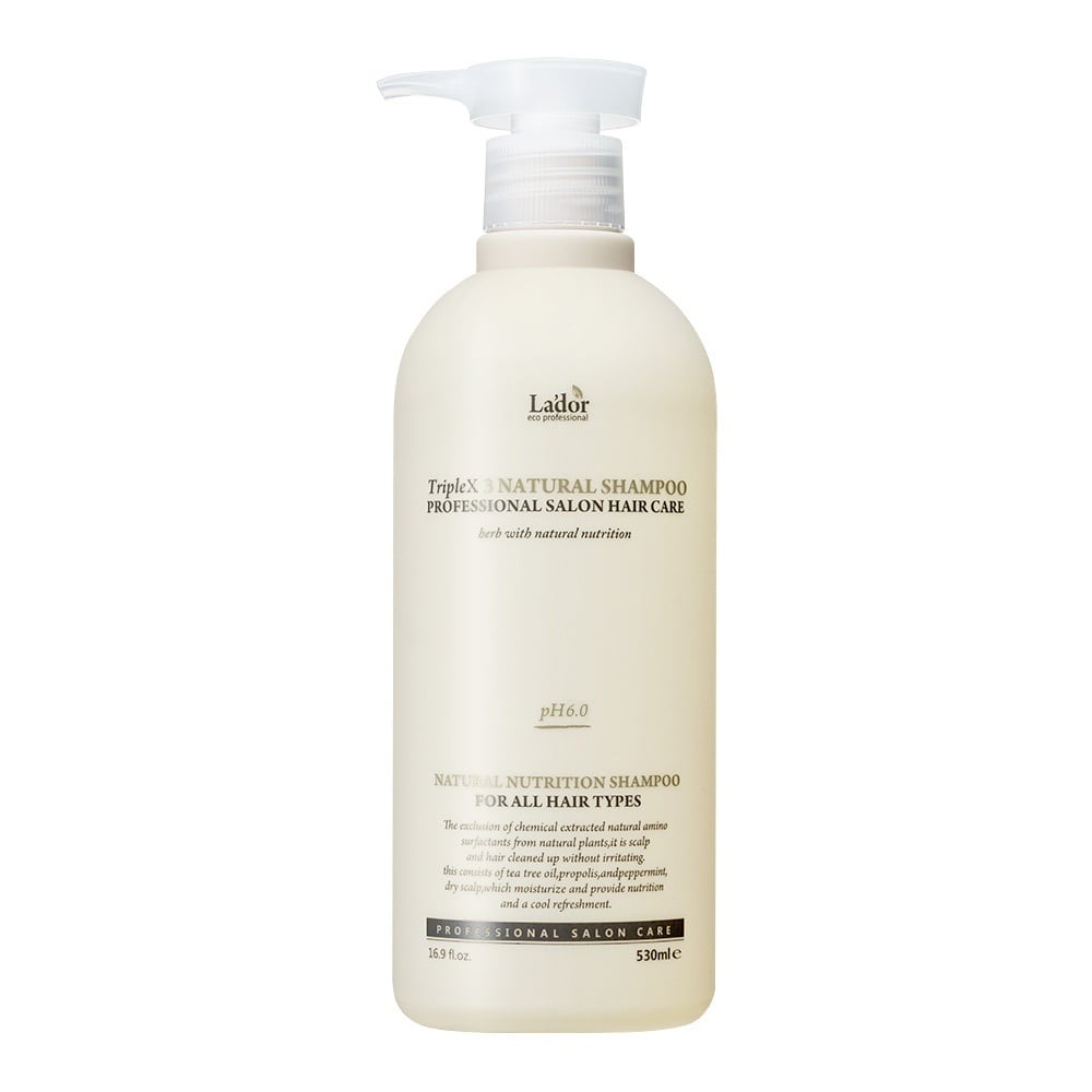 LA´DOR, Triplex3 Natural Shampoo, șampon pentru scalp sensibil, 530 ml