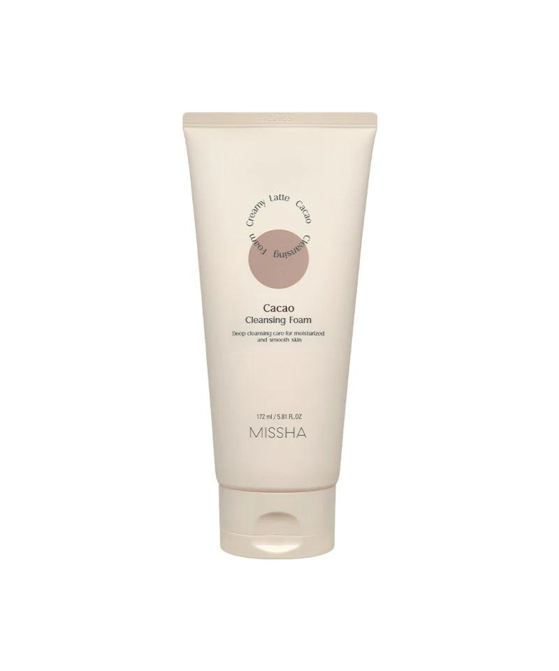 MISSHA, Missha Creamy Latte Cleansing Foam [Chocolate], spumă de curățare tip latte cremos cu cacao, 172 ml
