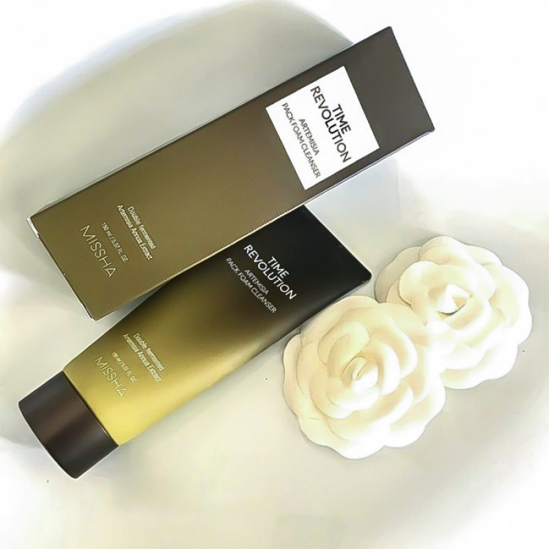 MISSHA, Time Revolution Artemisia Pack Foam Cleanser, cleanser tip spumă artemisia pack de revoluționare a timpului, 150 ml - 2 | YEO