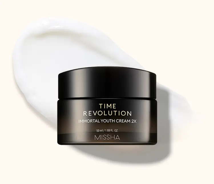 MISSHA, Time Revolution Immortal Youth Cream 2X, cremă de ten tinerețe eternă de revoluționare a timpului, 50 ml