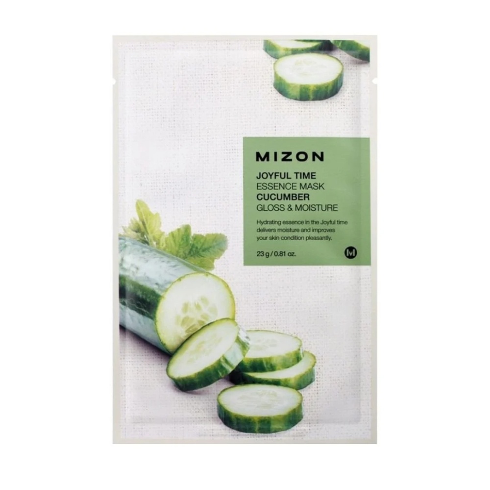 MIZON, Joyful Time Essence Mask [Cucumber], mască pentru față, 23 g
