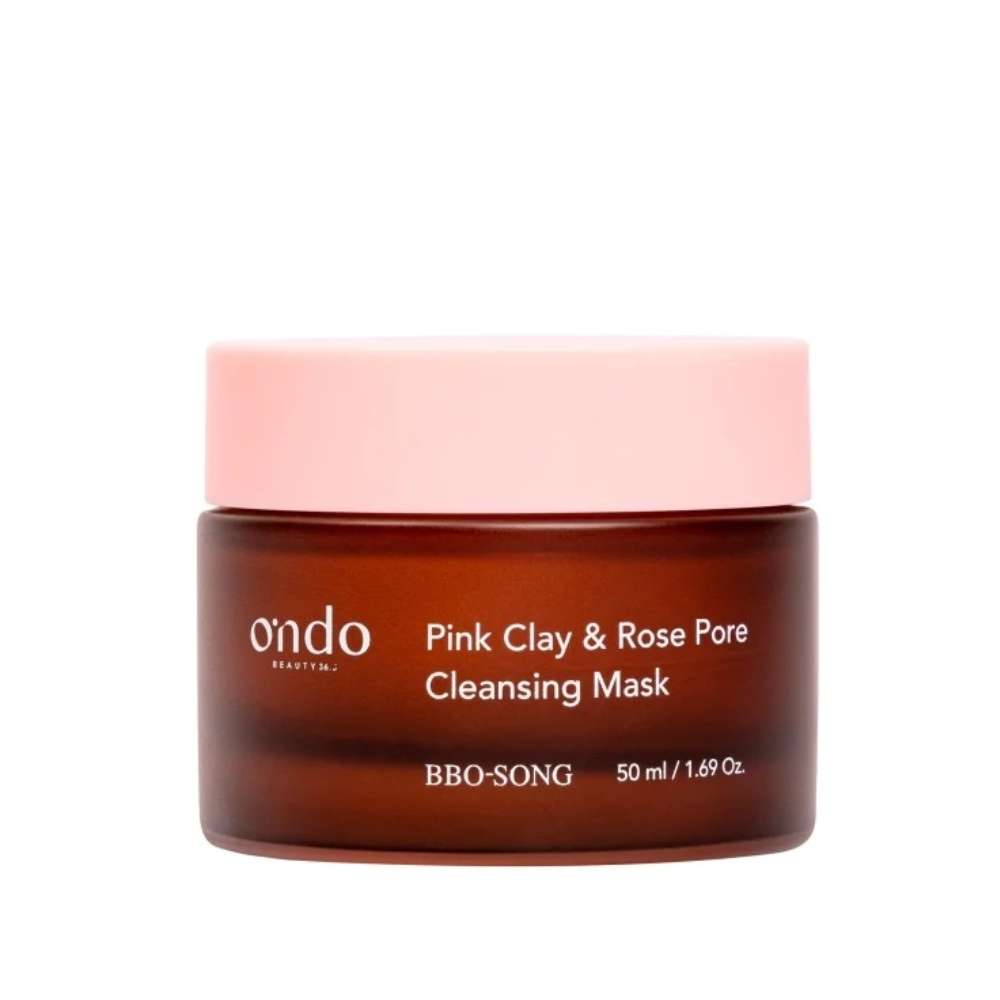 Ondo Beauty 36.5, Pink Clay &amp; Rose Pore Cleansing Mask Bbo-Song, mască de curățare a porilor, 50 ml