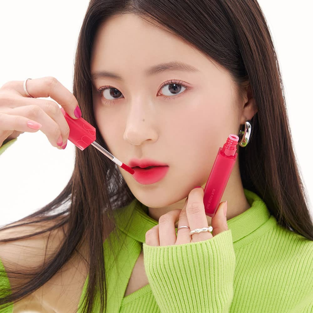Rom&amp;nd, Blur Fudge Tint - Smoothing Lip Tint - 10 Fudge Red , ruj lichid de buze cu un finisaj mat, 5 g