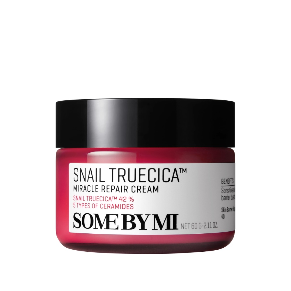 SOMEBYMI , Snail TrueCICA Miracle Repair Cream, cremă reparatoare cu extract de melc, 60 g