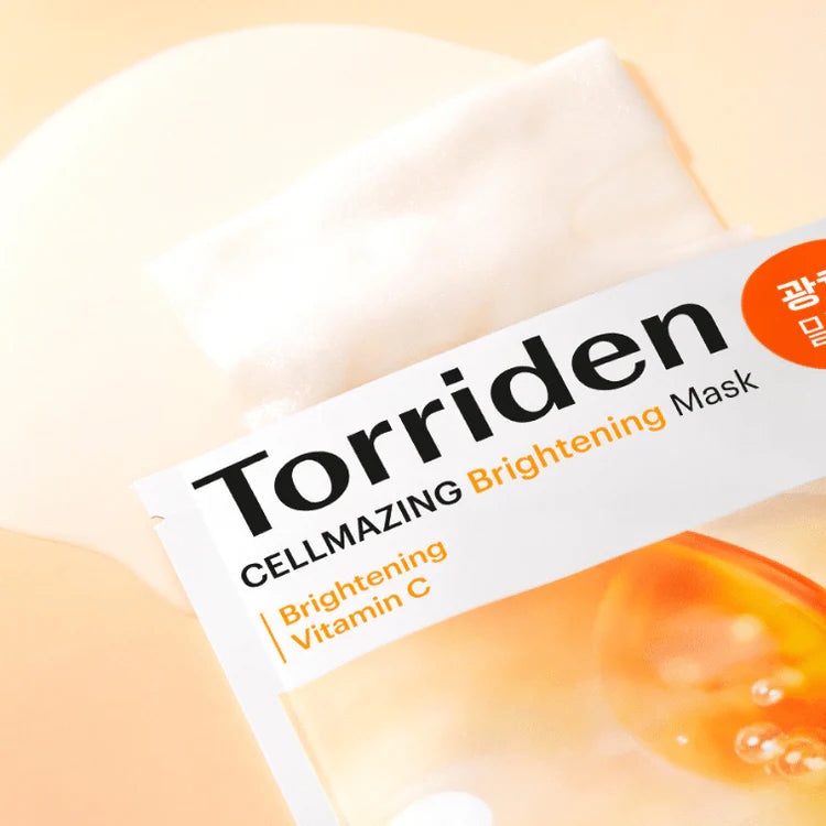TORRIDEN, CELLMAZING Vita C Brightening Mask, mască de iluminare cu vitamina C , 34 g x 1 buc