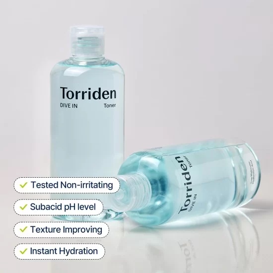 Torriden, Dive-In Low Molecule Hyaluronic Acid Toner, toner cu acid hialuronic, 300 ml - 3 | YEO
