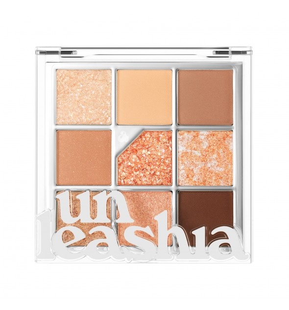 Unleashia, Glitterpedia Eye Palett, N2 ALL OF BROWN, paletă pentru ochi, 6,2 g