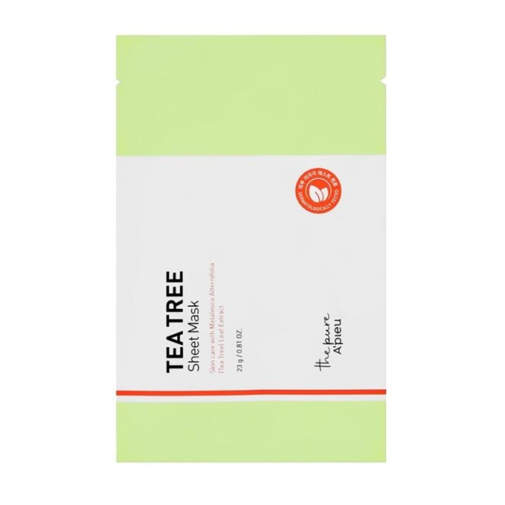 A´PIEU, The Pure Tea Tree Sheet Mask, mască pentru față, 23 g