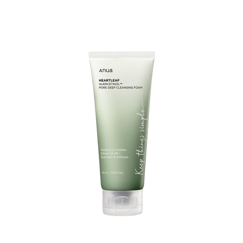ANUA, Heartleaf Quercetinol Pore Deep Cleansing Foam, spumă pentru curățare , 150 ml