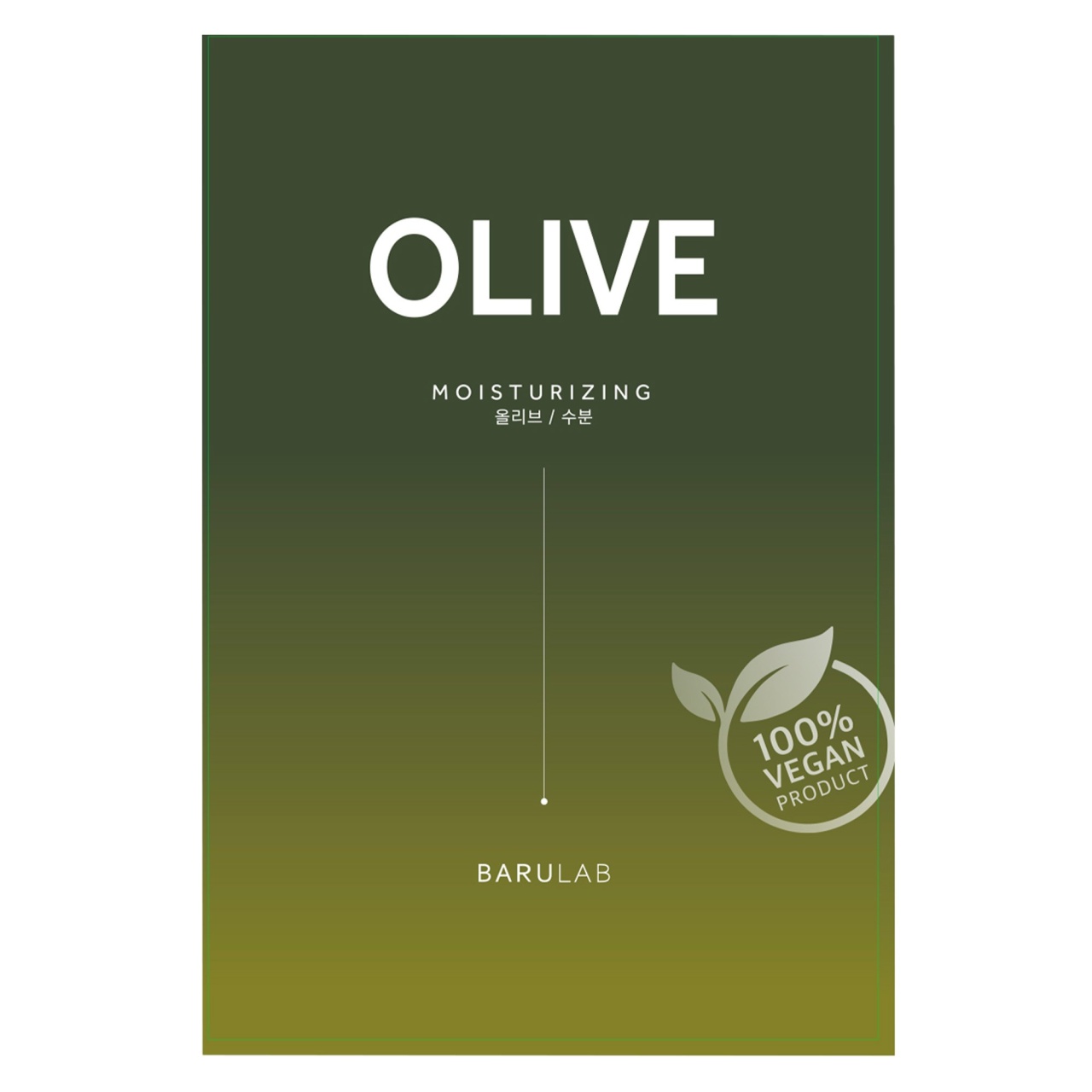 Barulab, The Clean Vegan Mask - Olive, mască vegană, 23 g