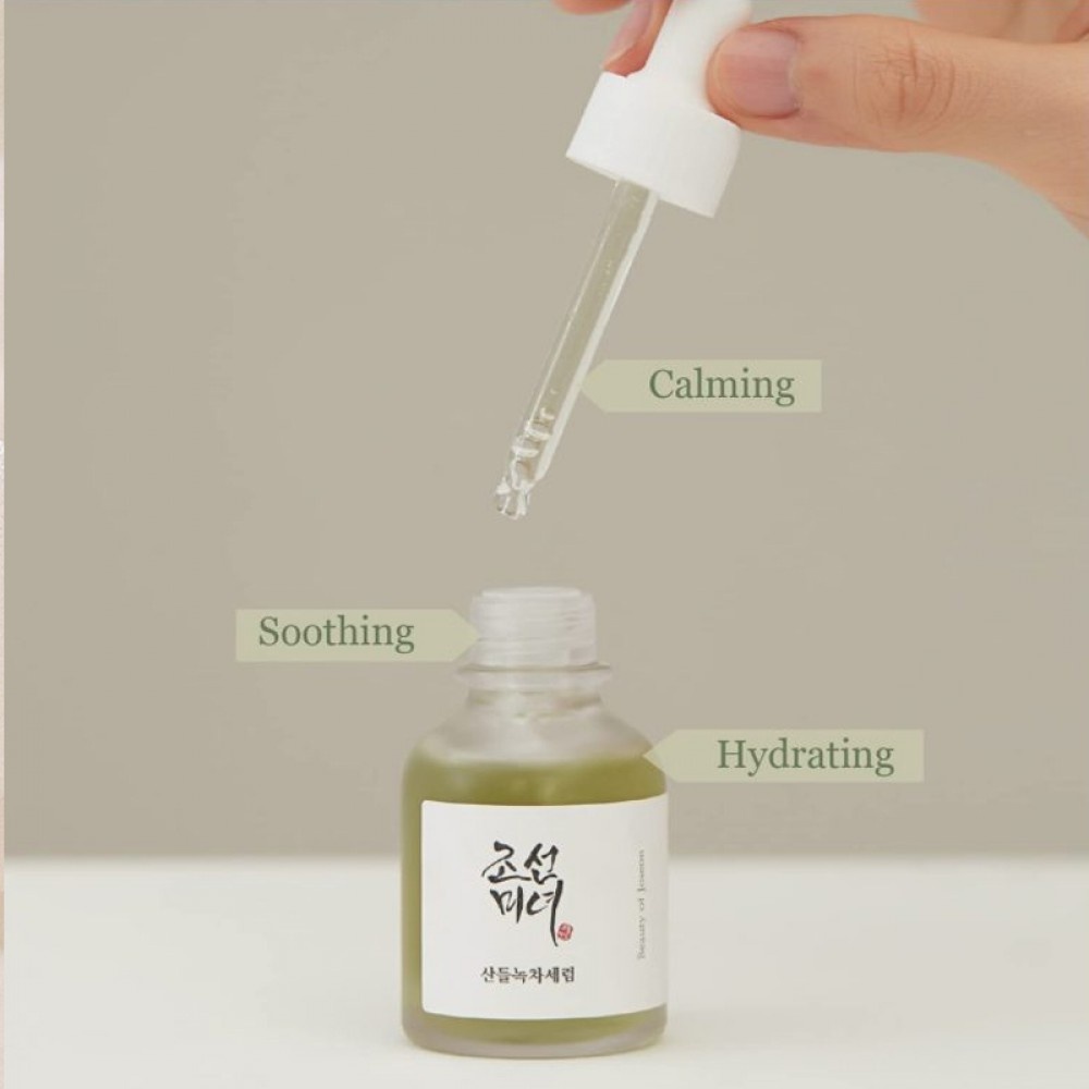 Beauty of Joseon, Calming Serum : Green Tea + Panthenol, serum pentru calmare, 30 ml - 3 | YEO