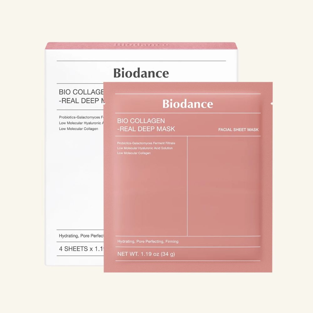 BIODANCE, Hydrogel Overnight Face Mask with Collagen, mască cu colagen, 34 g