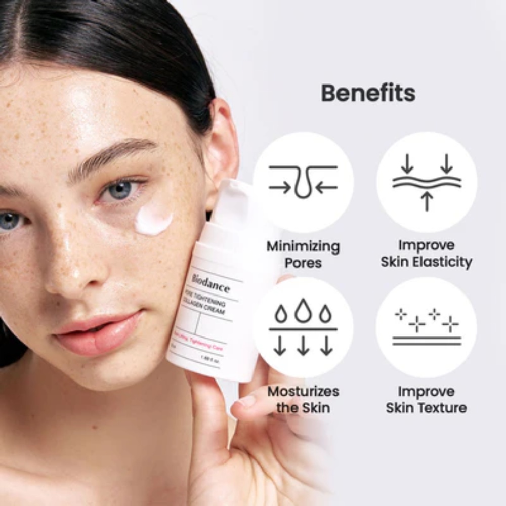 BIODANCE, Pore Tightening Collagen Cream, crema cu colagen, 50 ml - 2 | YEO